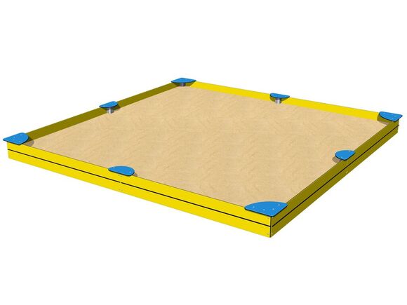 Sandkasten mit Sitzflächen 4x4 m PIH4040YB