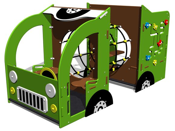 Raupenfahrzeug mit Seilzug – Jeep PP103K – Ganzmetall