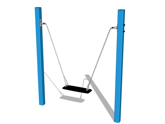 Kettenschaukel - blau (f.h. 1 m)