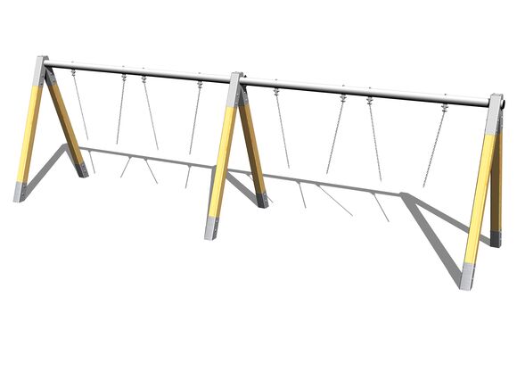 Ketten-Vierfachschaukel RH410D (f.h. 1 m)