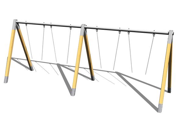 Ketten-Vierfachschaukel RH410D (f.h. 1,5 m)