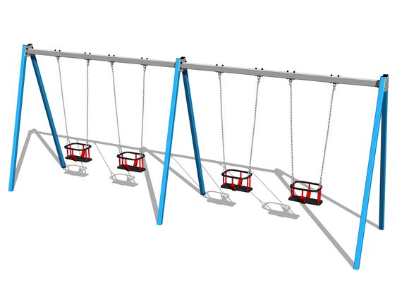 Ketten-Vierfachschauke RH6413KB - blau (f.h. 1,5 m)