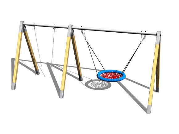 Ketten-Doppelschaukel RH220D (f.h. 1,5 m)