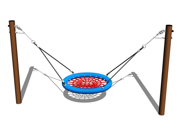 Kettenschaukeln Vogelnest MINI RH160KW - braun (f.h. 1 m)