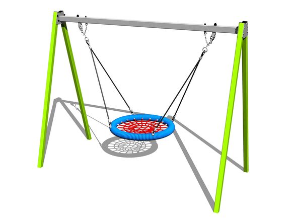 Kettenschaukeln Vogelnest - Limette (f.h. 1,5 m)