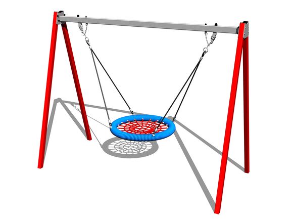 Kettenschaukeln Vogelnest RH6170KR - rot (f.h. 1,5 m)