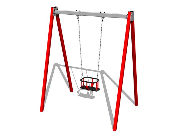 Kettenschaukel RH6112KR - rot (f.h. 1,5 m)