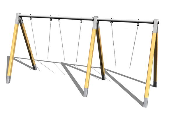 Ketten-Dreifachschaukel RH310D (f.h. 1,5 m)