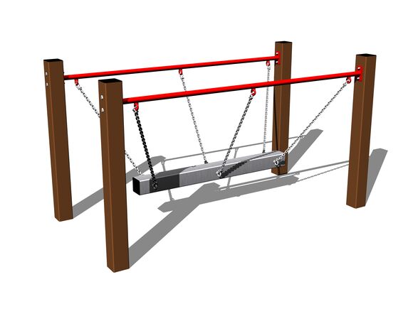 Ketten-Balanciersteg RL101KW - braun