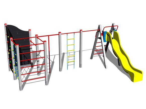 Klettergerüst SS102KS - silber