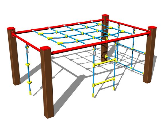 Klettergerüst SS8410KW - braun