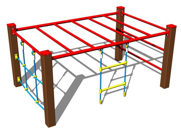 Klettergerüst SS8411KW - braun