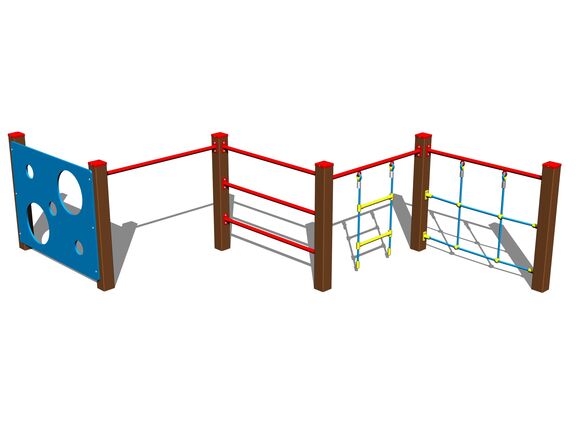 Klettergerüst SS8505KW - braun