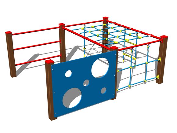 Klettergerüst SS8606KW - braun