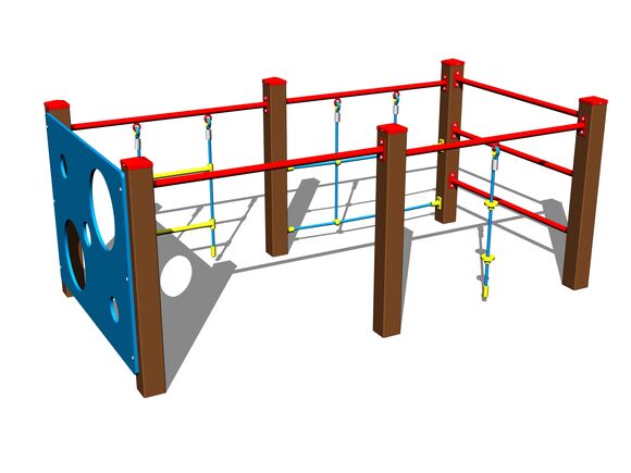 Klettergerüst SS8609KW - braun