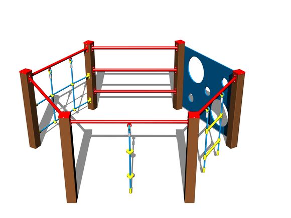 Klettergerüst SS8610KW - braun