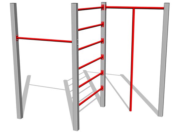 Klettergerüst SS8301KS - silber