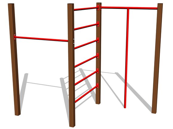 Klettergerüst SS8301KW - braun