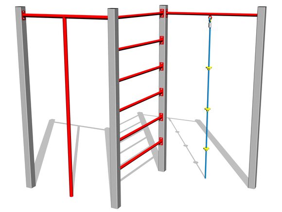 Klettergerüst SS8302KS - silber