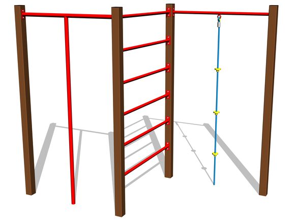 Klettergerüst SS8302KW - braun