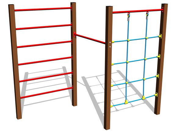 Klettergerüst SS8304KW - braun