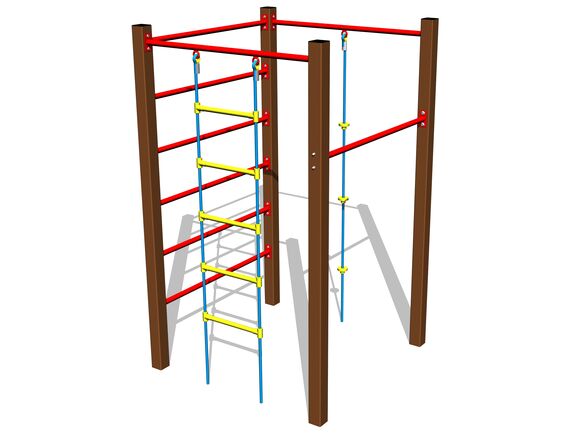 Klettergerüst SS8406KW - braun