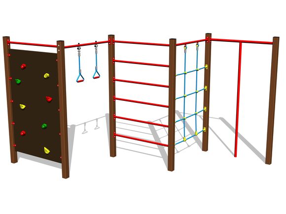 Klettergerüst SS8501KW - braun