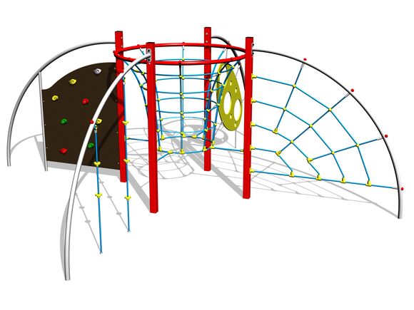 Klettergerüst SS8502KR - rot