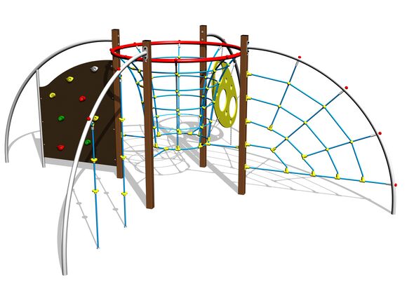 Klettergerüst SS8502KW - braun