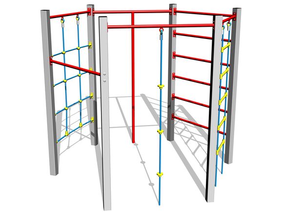 Klettergerüst SS8601KS - silber