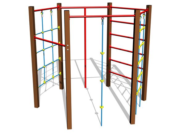 Klettergerüst SS8601KW - braun
