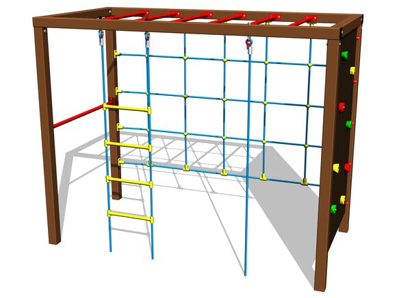 Klettergerüst SS8608KW - braun