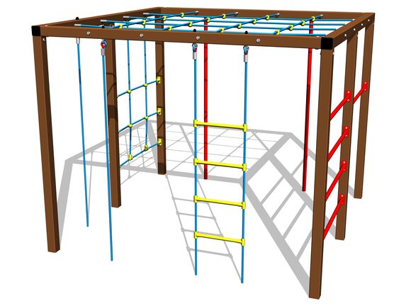 Klettergerüst SS8901KW - braun