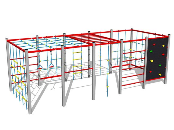 Klettergerüst - silber
