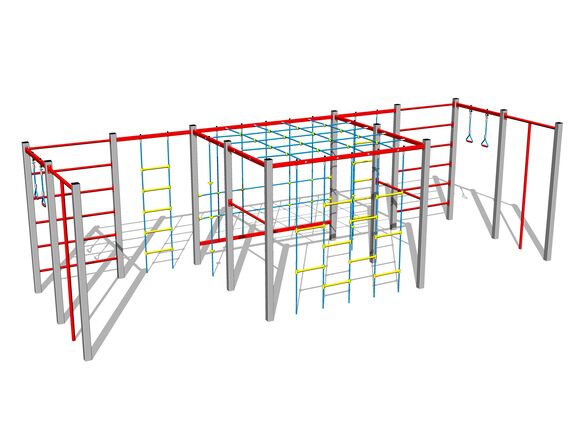 Klettergerüst - silber