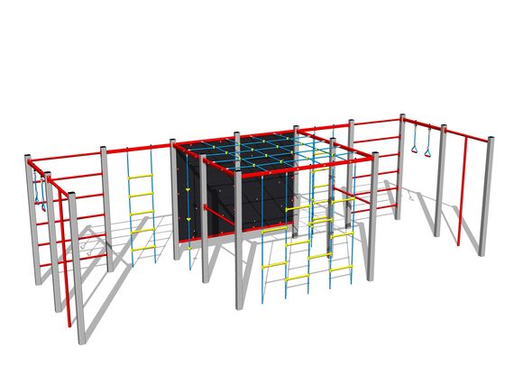 Klettergerüst - silber