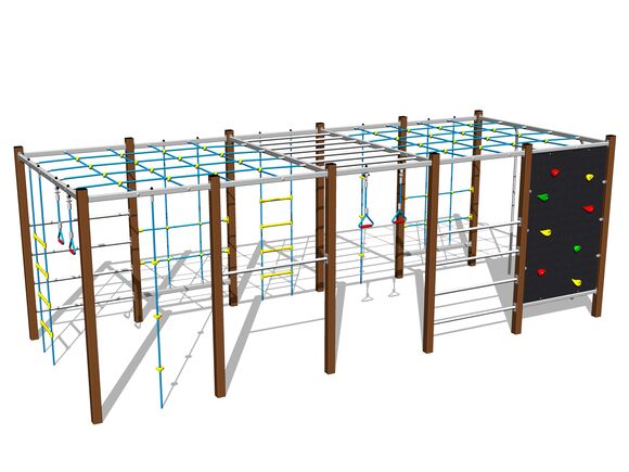 Klettergerüst - braun