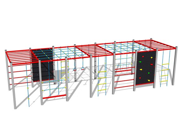 Klettergerüst - silber