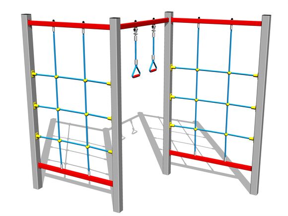 Klettergerüst - silber