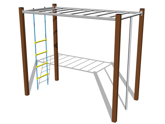 Klettergerüst - braun
