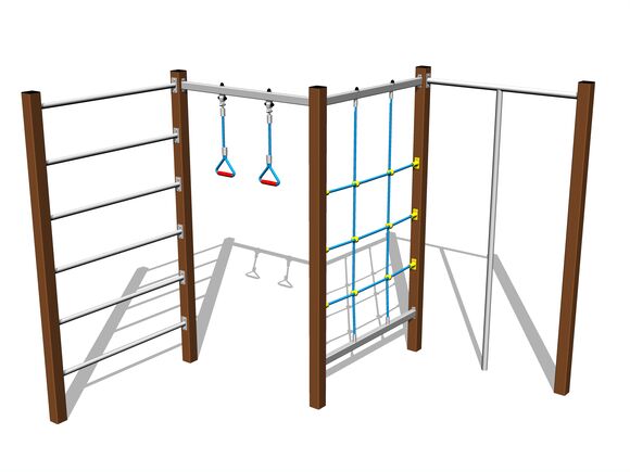 Klettergerüst - braun