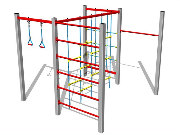 Klettergerüst - silber