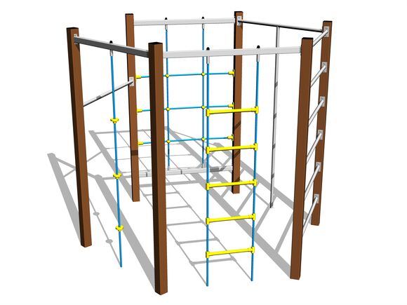 Klettergerüst - braun