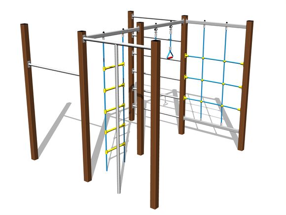 Klettergerüst - braun
