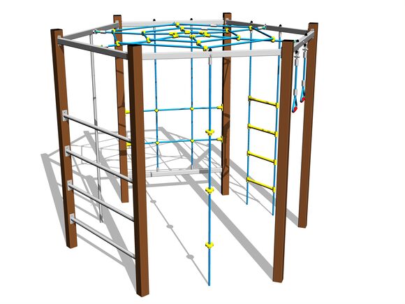 Klettergerüst - braun