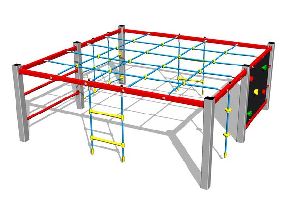 Klettergerüst - silber