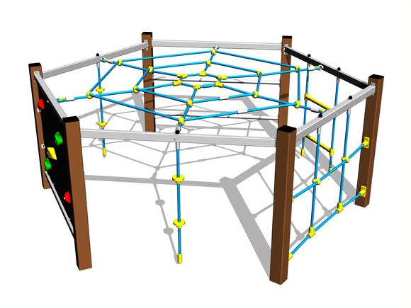 Klettergerüst - braun