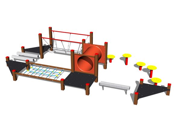 Ügyességi pálya SD101KW - braun