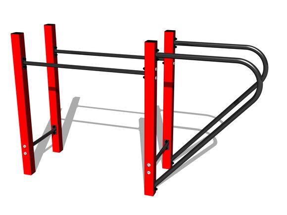 Street-Workout-Kombination WS8002RD - rot
