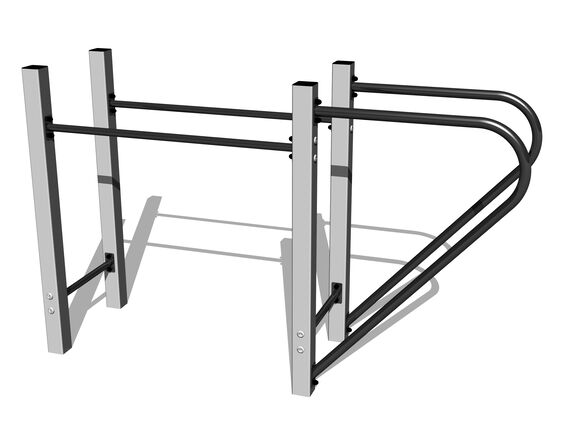 Street-Workout-Kombination WS8002SD - silber